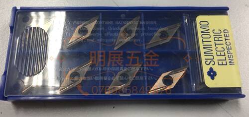 原装正品日本住友数控车刀片/VBGT110302R-FX AC530U/不锈钢R0.2