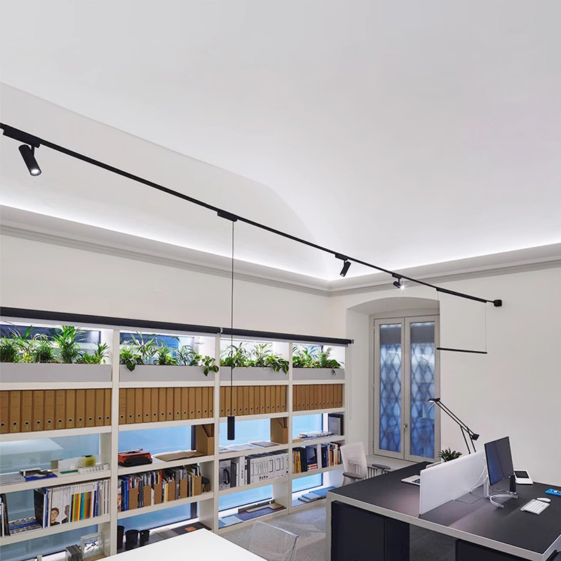 天际线射灯 客厅无led主灯线性灯条 办公室商业轨道灯 无吊顶射灯