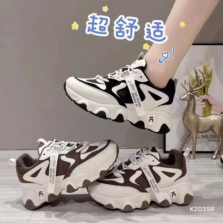 老爹鞋圆头女鞋六英寸时尚