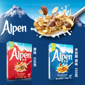 英国进口alpen燕麦片谷物早餐