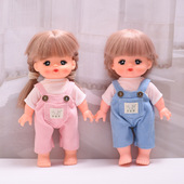 T恤套装 新款 背带裤 适用25cm米露搪胶娃服着替换装 仅衣服