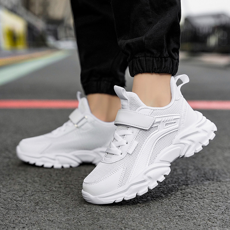 童鞋男儿童运动鞋2026春秋新款透气小男孩白鞋中大童学生韩版跑鞋