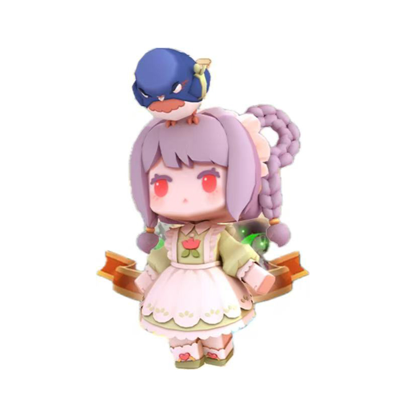 迷你世界拇指姑娘永久皮肤激活码兑换卡盲盒手办公仔潮玩游戏周边
