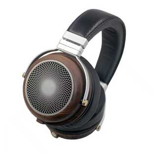 复古头戴式实木胡桃木耳机用 D9200原装膜片单元竹制外壳发烧HiFi