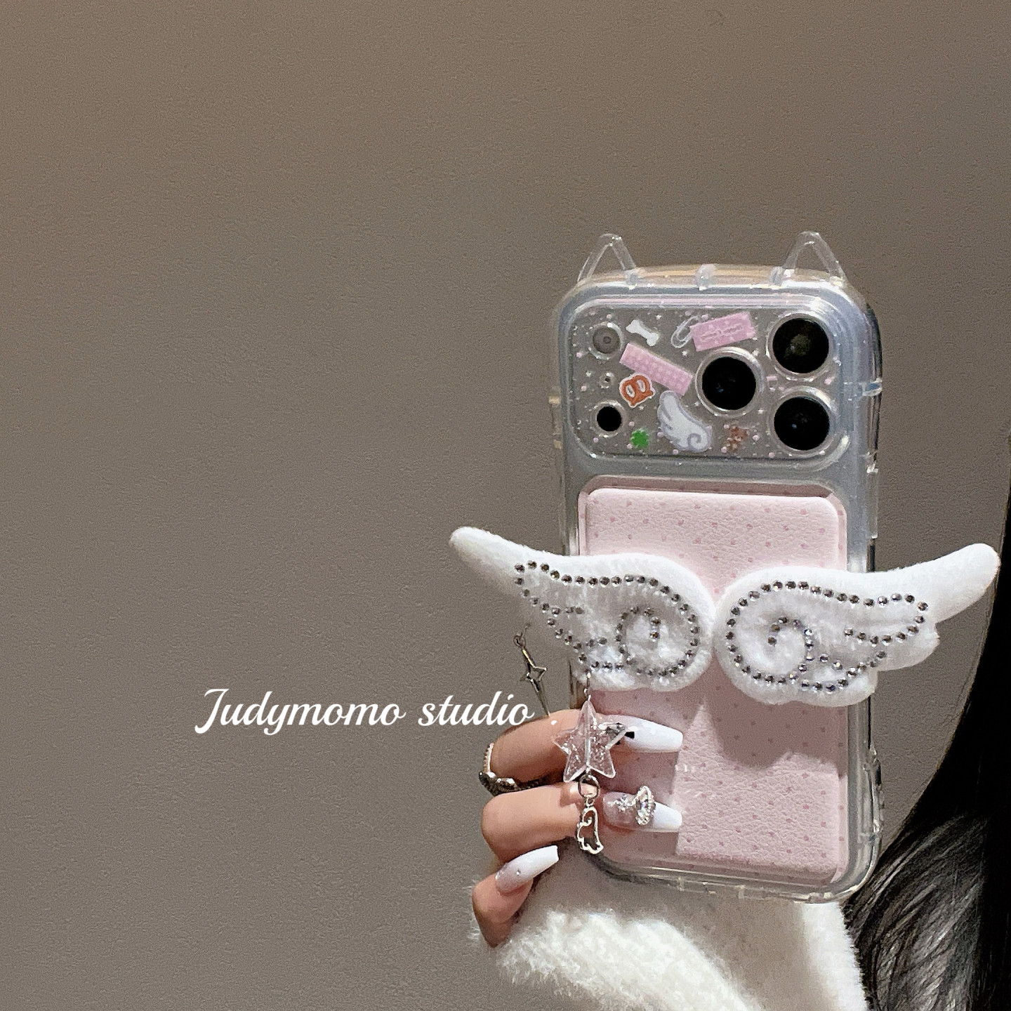 ins法式初秋碎花棕色毛绒兔苹果17promax手机壳适用iPhone16新款15pro全包防摔14磨砂少女,3C数码配件,手机保护套/壳,淘宝优惠券,粉丝福利购,淘宝优惠卷