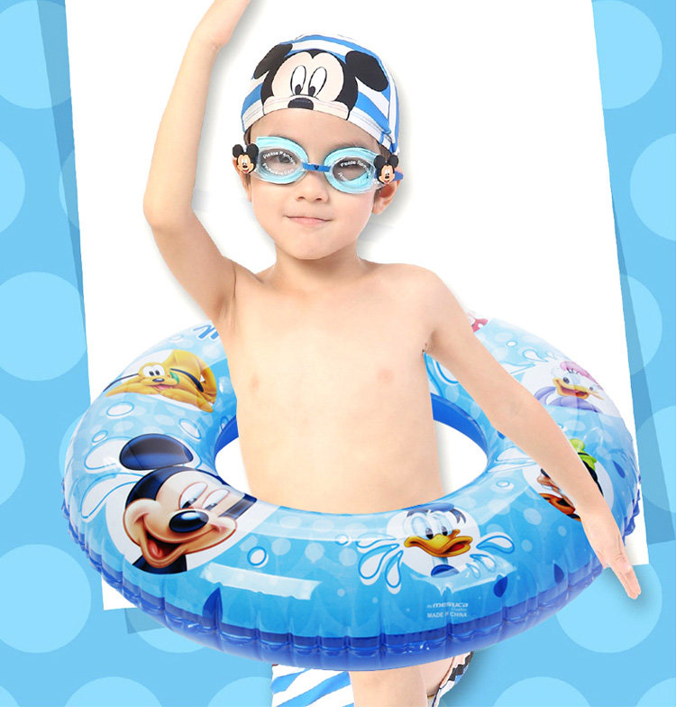迪士尼专柜正品卡通米奇儿童游泳圈 宝宝腋下圈2-5岁男女儿童泳圈
