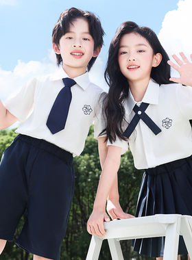 六一幼儿园男女童小学生合唱朗诵演出大班服年级白衬衣毕业照套装