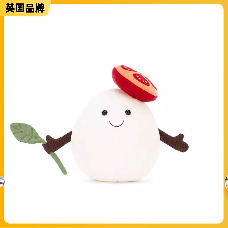 英国品牌趣味马苏里拉奶酪玩偶娃娃毛绒玩具公仔(三标齐全可挑脸)