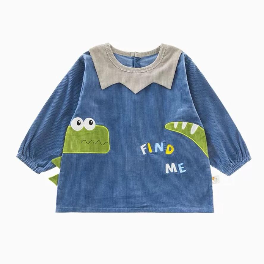 男孩秋冬涤灯芯绒恐龙儿童罩衣防水吃饭衣围兜羽绒服防脏外罩,童装/婴儿装/亲子装,反穿衣/罩衣,淘宝优惠券,粉丝福利购,淘宝优惠卷