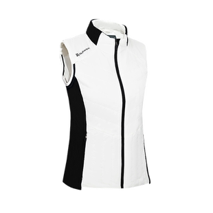 Hylaeion热带雨林户外防风保暖夹棉高尔夫女士秋冬季防风立领马甲