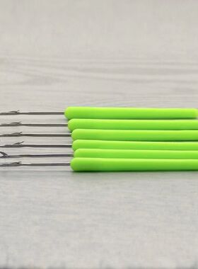 带舌钩针编织工具毛衣修补钩针塑料柄毛线封口小钩针细长舌头勾针