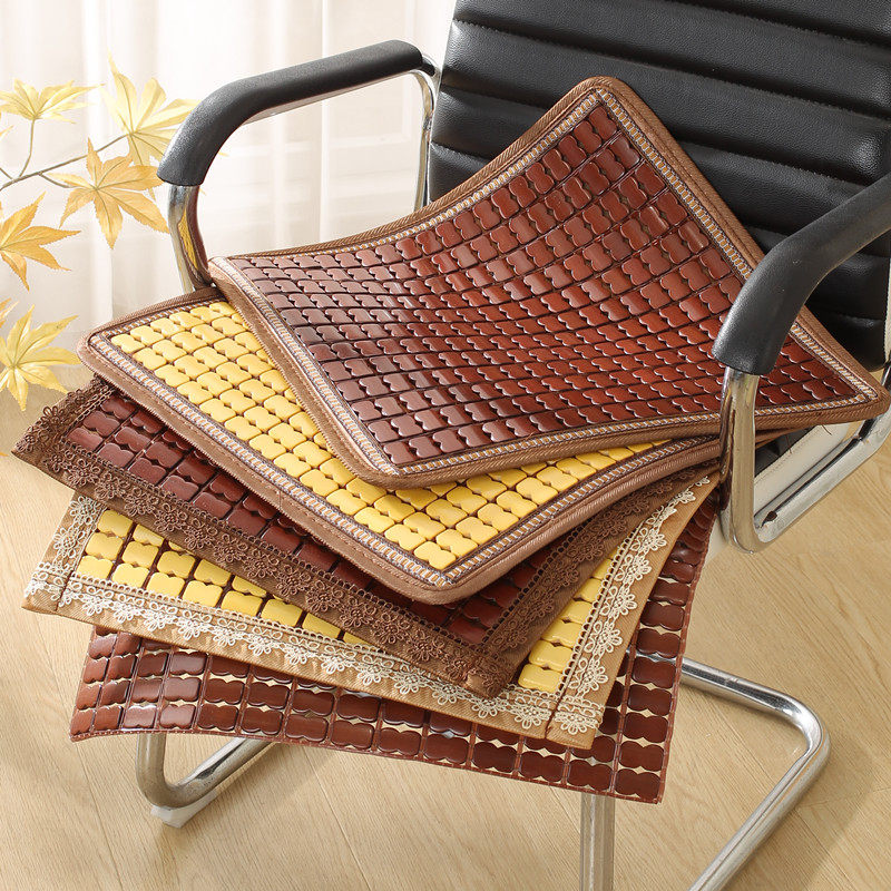 夏季麻将凉席坐垫椅垫办公室椅子透气学生夏天汽车竹座垫凉垫冰垫