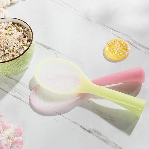 日本创意可立式饭勺日本进口 不粘米饭家用厨具可爱 电饭煲米饭铲