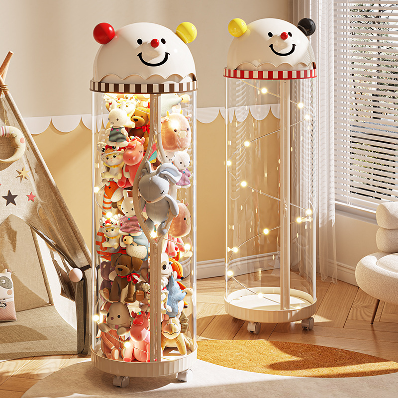 日本娃娃收纳桶拉链款大容量