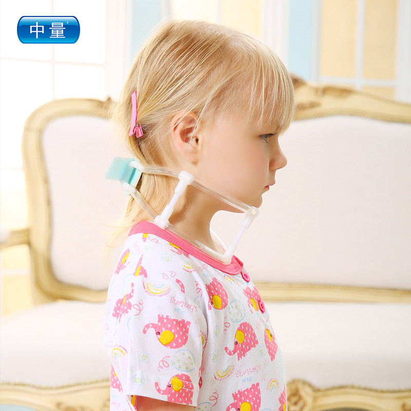 中量儿童斜颈矫正器婴幼儿宝宝歪脖子矫正器偏头纠正斜颈托矫正u.