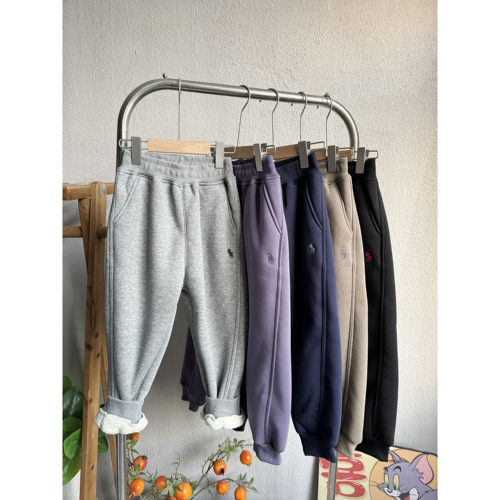 550g加绒加厚奥粒绒束脚卫裤