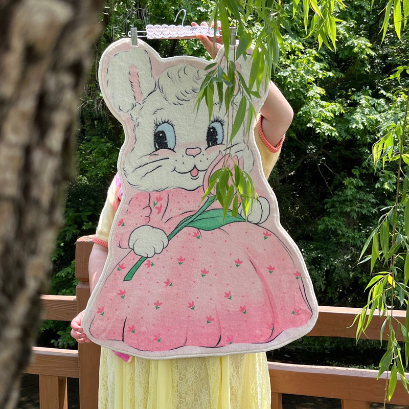 地毯卧室地垫仿羊绒可爱卡通