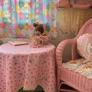 洋菓子SweetHome原创经典郁金香碎花桌布防水布艺窗帘野餐多功能