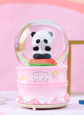 四森普通玻璃可爱风装饰摆件