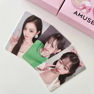 IVE 张元英AMUSE新款代言气垫小卡唇釉卡Wonyoung小卡