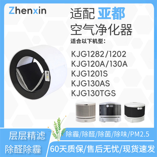 适配亚都空气净化器滤芯KJG1201S 1202 1301 130AS 1282过滤网130