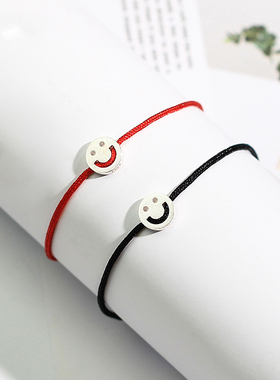 纯银韩版学生饰品情侣手串