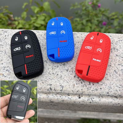 专用菲亚特菲跃克莱斯勒300 吉普指南者道奇酷威遥控钥匙软保护套