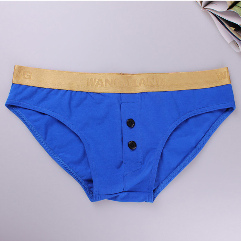 男士内裤 弹力棉金色腰带纽扣可开便口低腰三角裤男三角裤衩TJ350,女士内衣/男士内衣/家居服,男三角内裤,淘宝优惠券,粉丝福利购,淘宝优惠卷