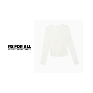 ALL 莱赛尔亚麻绵羊毛长袖 T恤RSMEN011 FOR