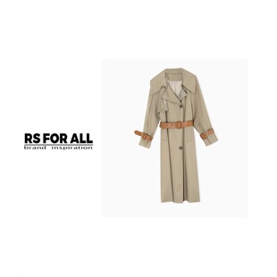 羊皮革中长款 ALL 翻领风衣外套RSDL2003 FOR