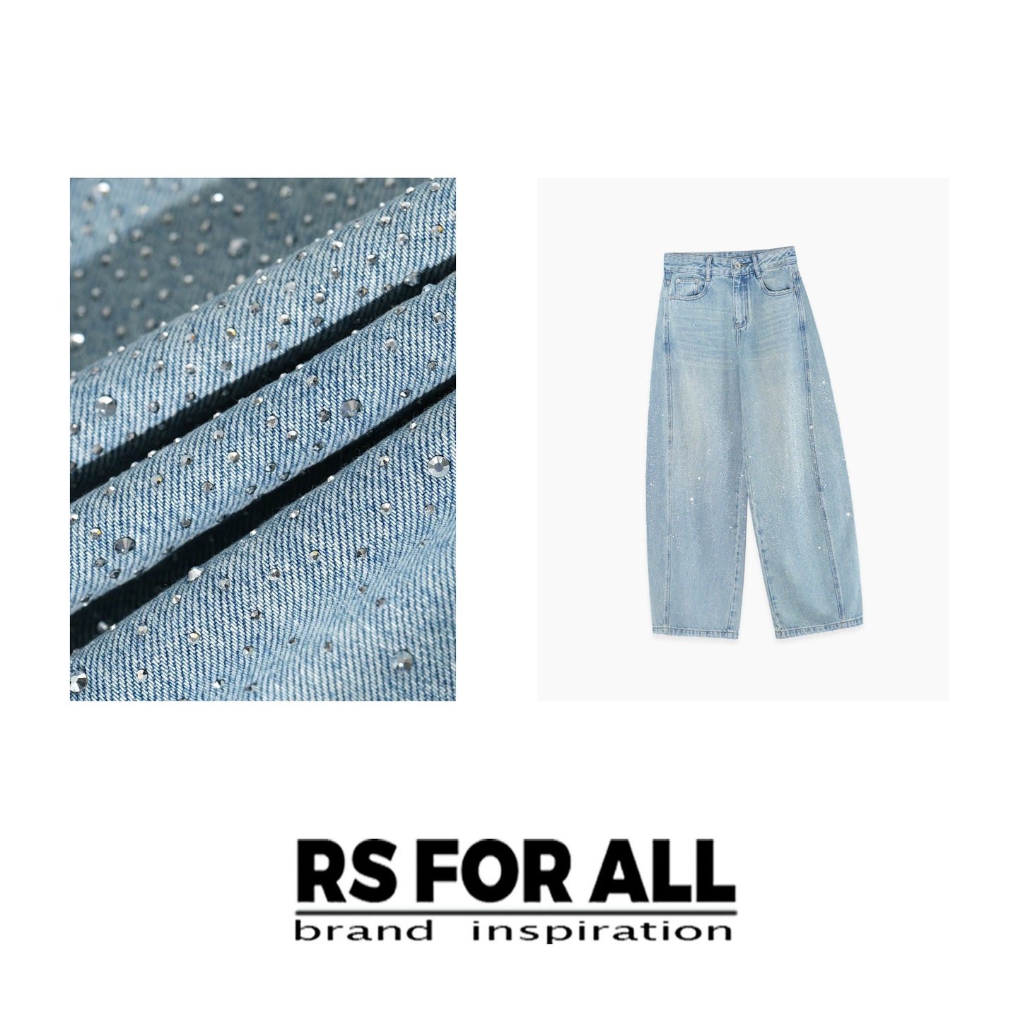 RS FOR ALL  【璀璨银河】手工烫钻渐变牛仔裤RSDO5660,女装/女士精品,牛仔裤,淘宝优惠券,粉丝福利购,淘宝优惠卷