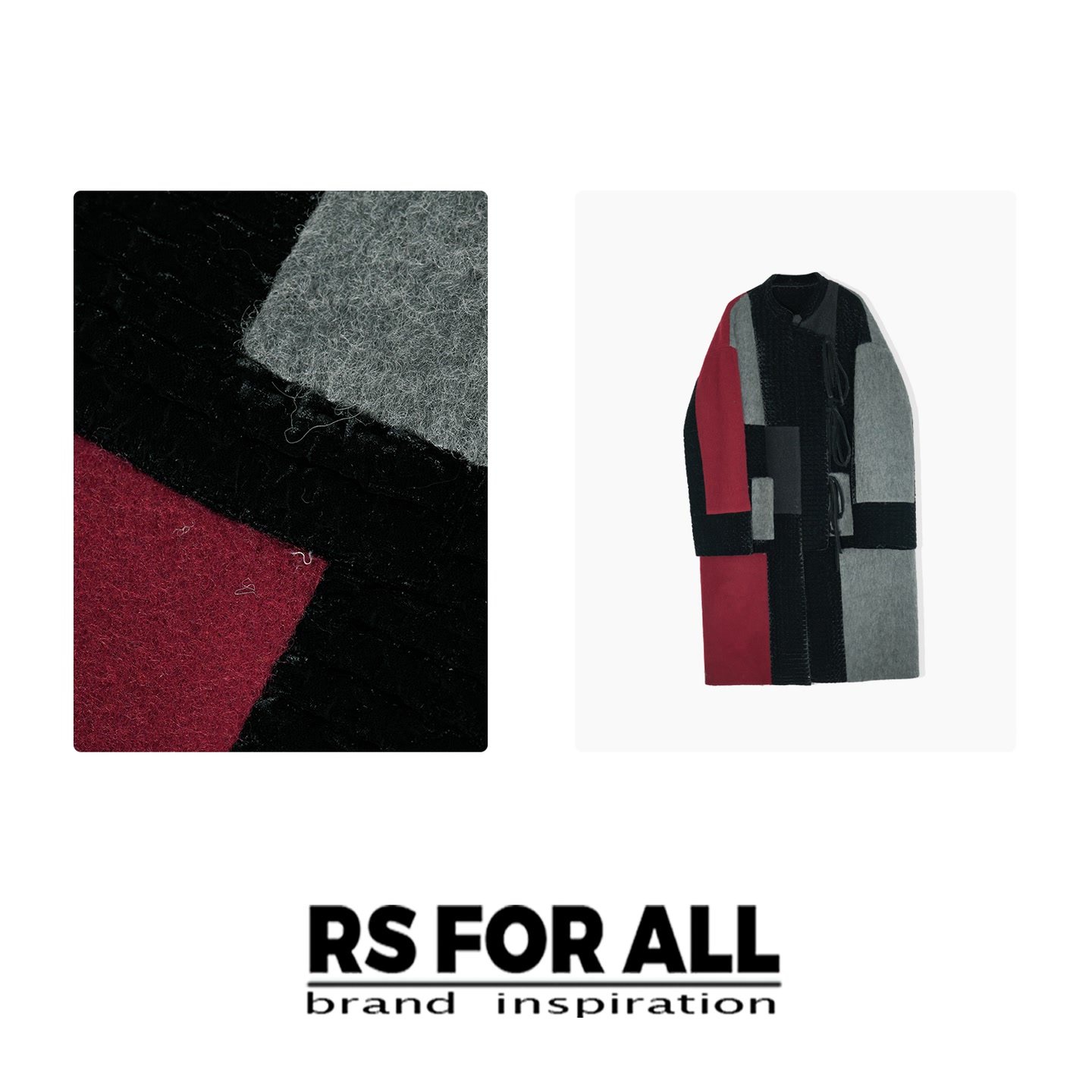 RS FOR ALL  羊驼马毛呢外套