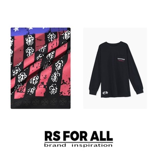 100%棉印花收口长袖 ALL 上衣RSZH7825 FOR