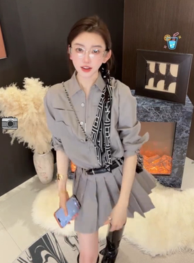 RS FOR ALL  莱赛尔羊毛polo领连衣裙RSSN0152