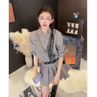 莱赛尔羊毛polo领连衣裙RSSN0152 ALL FOR