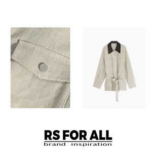 亚麻牛皮领外套RSON7500 ALL FOR