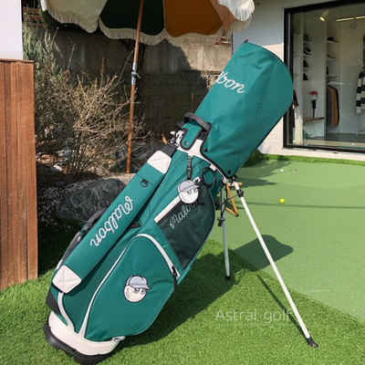 Malbon高尔夫球包防水加厚尼龙布料超轻单肩高尔夫支架包男女斜挎