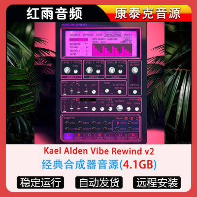 经典合成器音源Kael Alden Vibe Rewind v2 康泰克音源