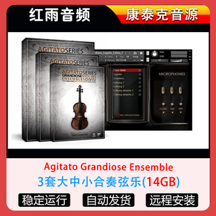 Agitato Grandiose Ensemble3套大中小合奏弦乐康泰克KONTAKT音源