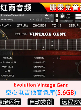 空心电吉他音色库-Orange Tree Samples Evolution Vintage Gent