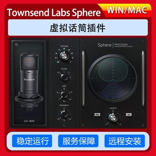 v1.5 L22 Sphere 虚拟话筒插件效果器Townsend WiN Labs MacOSX