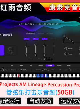 管弦乐打击乐音源Projects AM Lineage Percussion Pro康泰克音源