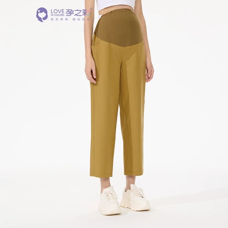 孕之彩春夏款八分裤薄款天丝舒适显瘦高腰可调节孕妇裤,孕妇装/孕产妇用品/营养,孕妇休闲裤,淘宝优惠券,粉丝福利购,淘宝优惠卷