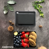 CoolT Breath hộp ăn trưa tươi lò vi sóng ngăn cách rò rỉ niêm phong nhân viên văn phòng 1 người ăn trưa hộp nữ - Hộp cơm điện sưởi ấm
