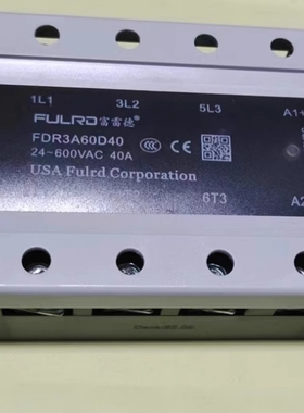 富雷德三相固态继电器FDR3-A60D40新款10A25A60A80A100A直流控交