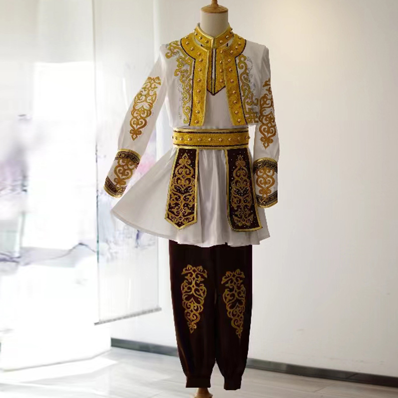 精致 男 维族 舞蹈服 演出服