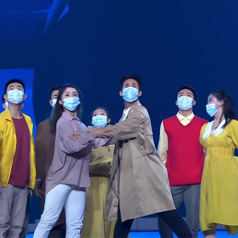 人民至上音乐剧群演服装出租 年代复古怀旧舞台剧表演演出服租赁