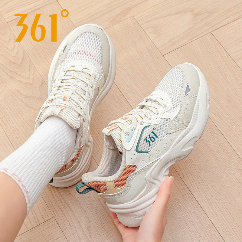 361°网面透气女士系带休闲鞋图片