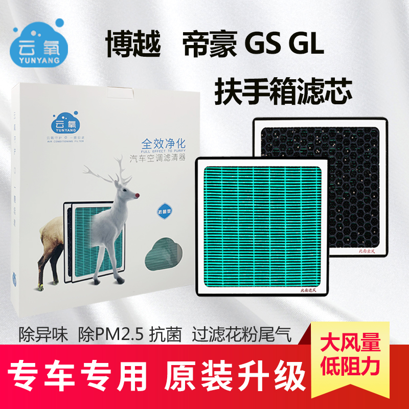 防雾霾活性炭手扶箱滤芯博越GSGL