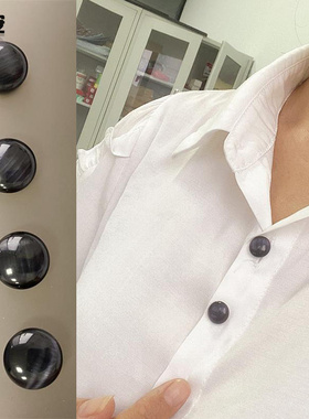 无痕磁吸扣黑色防走光扣小胸针衣领针领口配饰磁力扣别针衬衫扣针